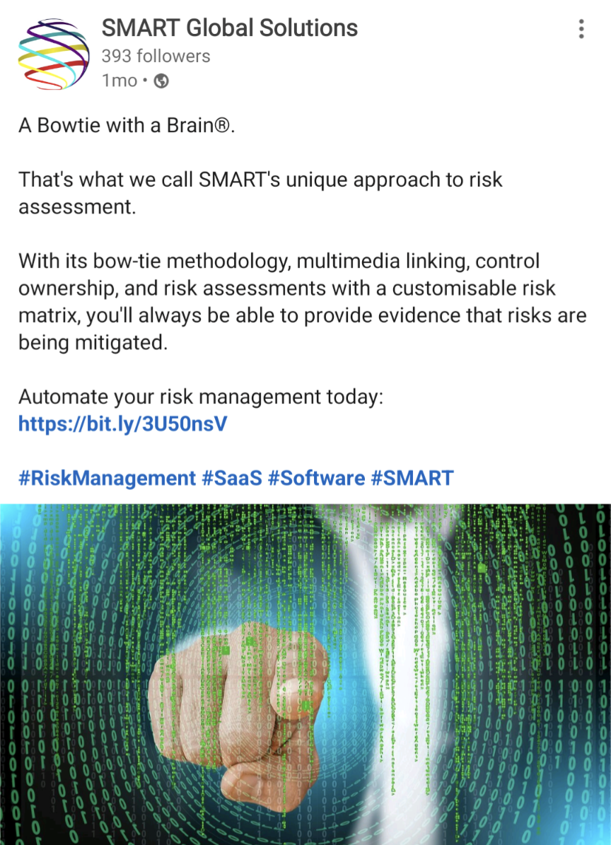 SaaS post example SaaS post example