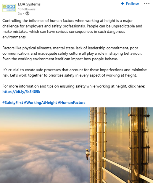 EOA post example EOA post example