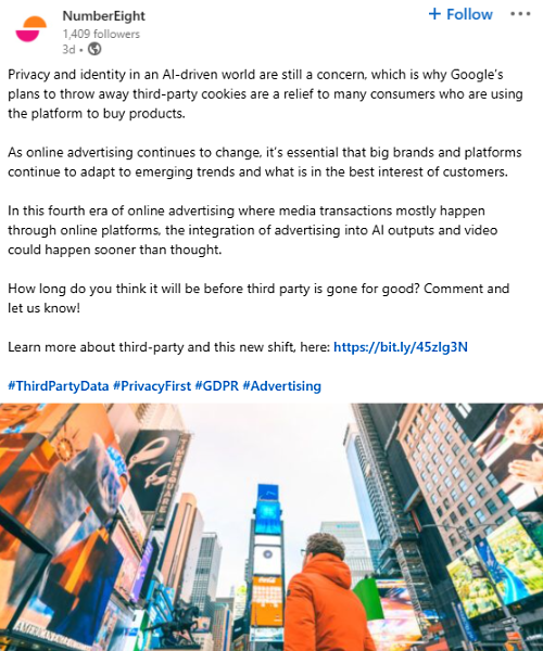 NumberEight post example NumberEight post example