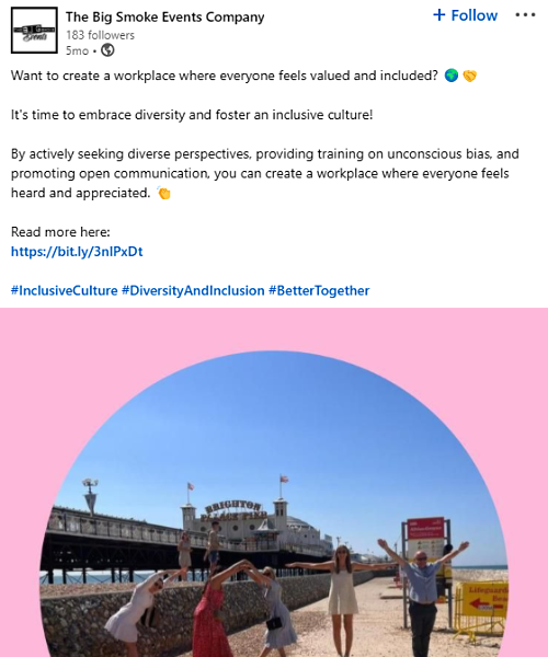 Big Smoke post example Big Smoke post example