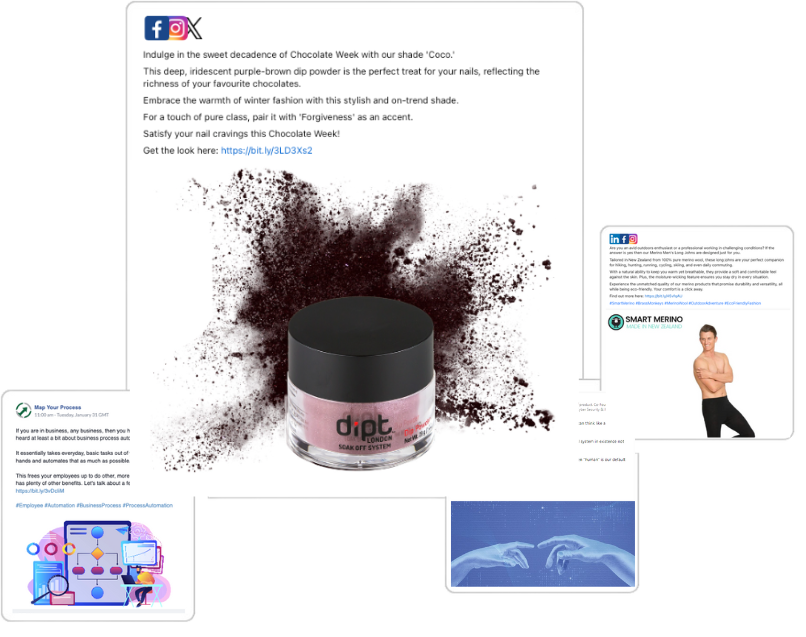 Hospitality. Header graphic- Company Example Social Media Post