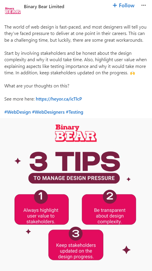How-To Posts - Good LinkedIn Post Example 6