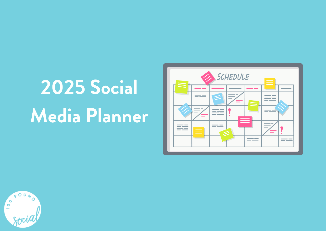2025 Social Media Planner