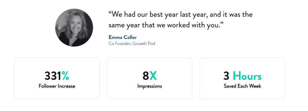 Growth Pod Case Study Quote